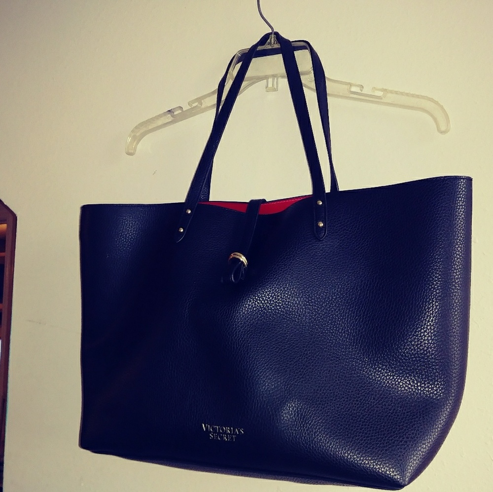 Victorias Secret Faux Vegan Leather Large tote bag